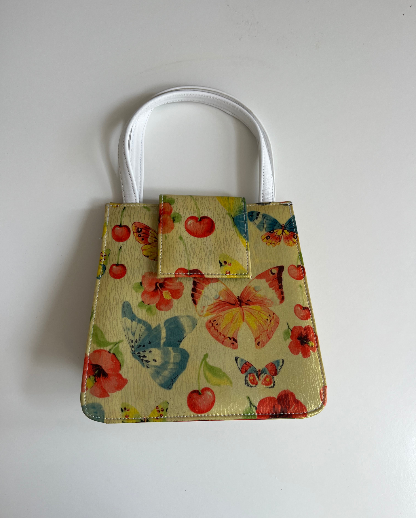 Italian designer matching mules and handbag