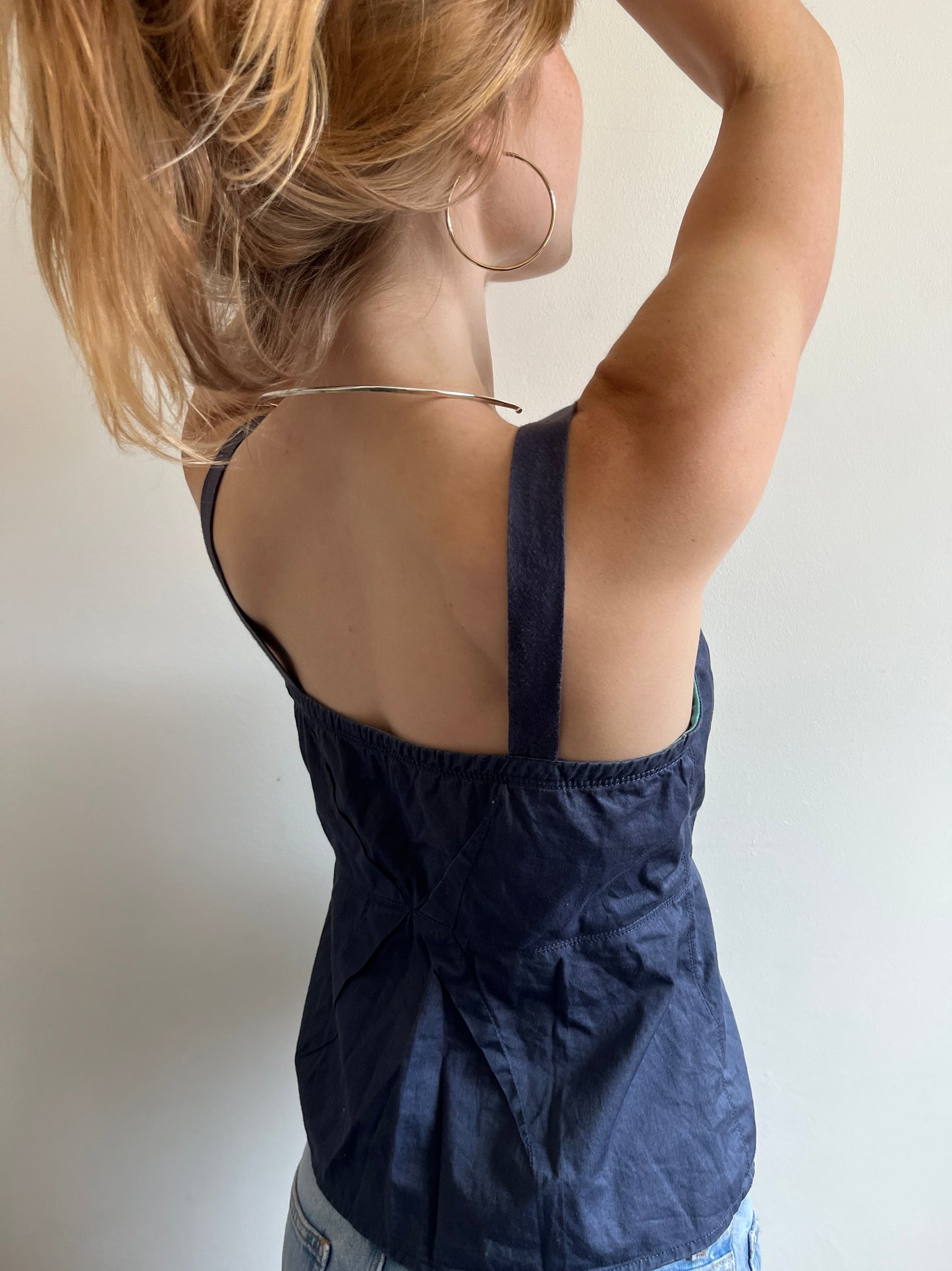 Marc Jacob’s navy blue zip top