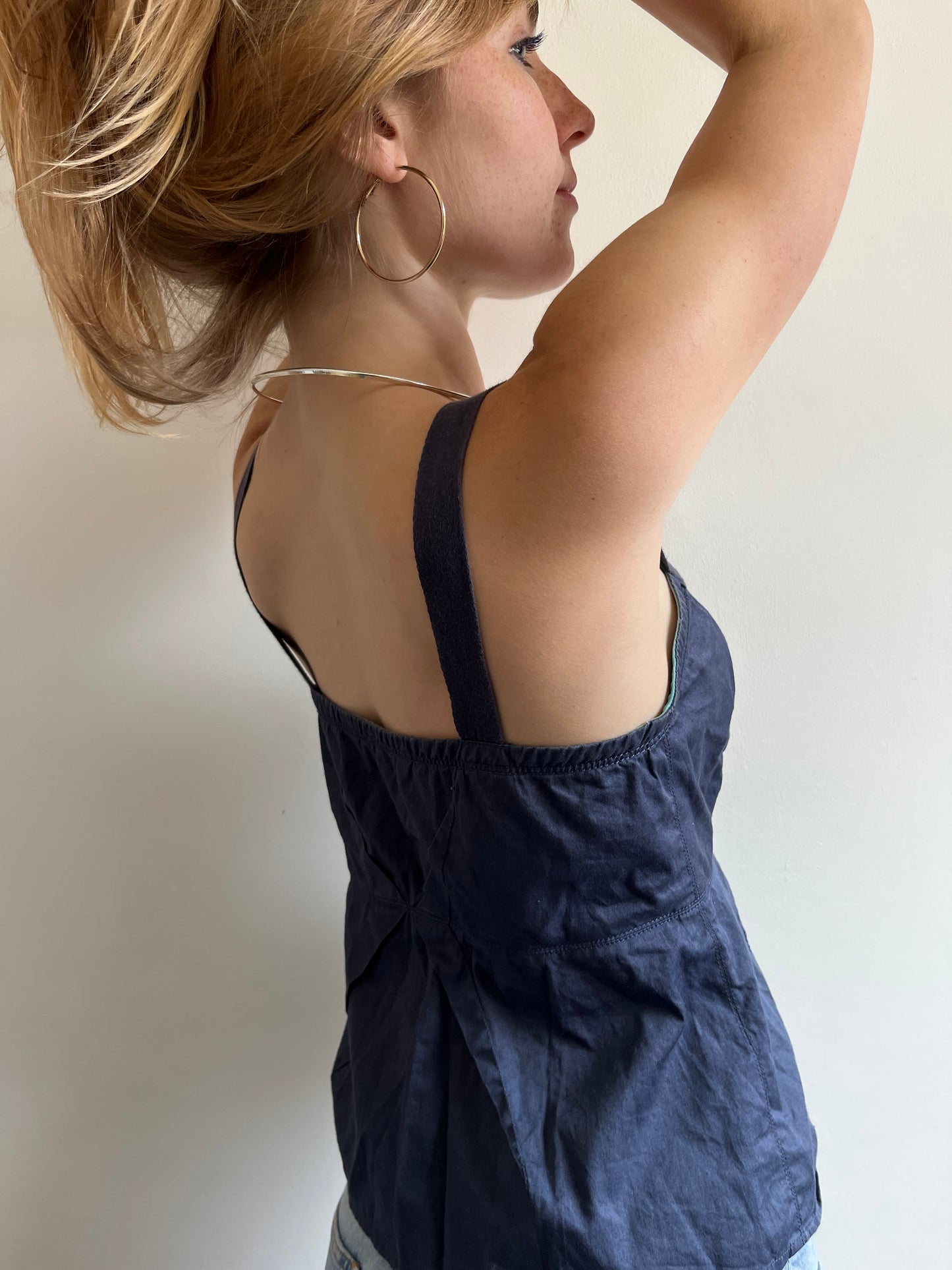 Marc Jacob’s navy blue zip top